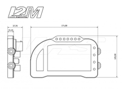 I2M DISPLAY PLUG & PLAY MULTIFUNCTION CHROME PRO2 (Panigale)