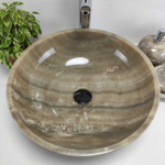 Раковина из оникса Bowl Grey Medium TinLip BO-61036 45*45*15