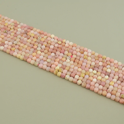 Нитка Опал 40 см. (Без замка) - Розовая