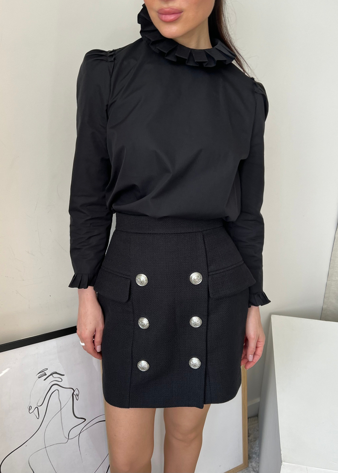 Хлопковая блузка Sandro, S