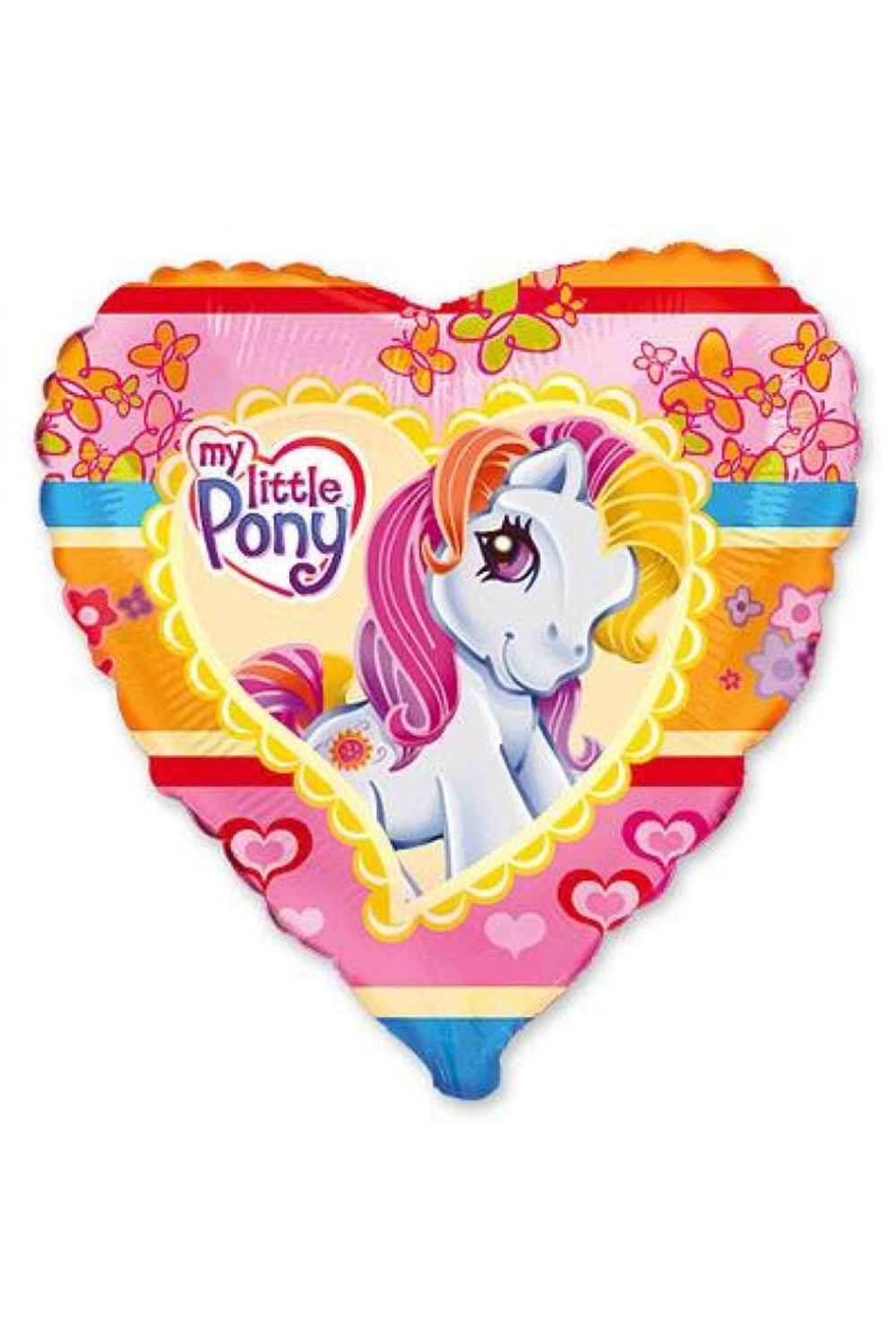 Ф СЕРДЦЕ С РИС  18" Пони