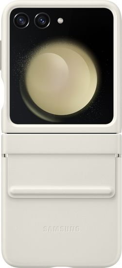 Чехол Samsung Flap Eco-Leather Case Z Flip5 кремовый