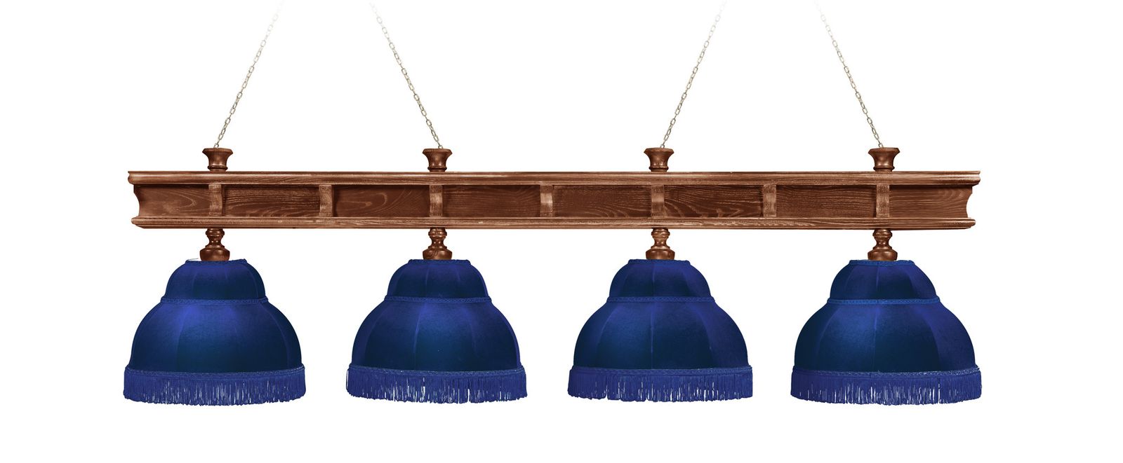 Лампа Президент 4пл. ясень (№3,бархат зеленый,бахрома желтая,фурнитура золото) фото №3