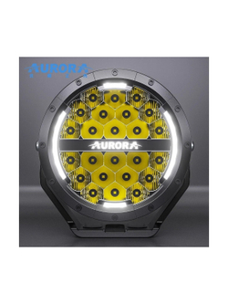 Светодиодные фары комбинированного света AURORA 178 мм 120W с ДХО (комплект 2 шт)