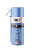 Пена монтажная "KUDO HOME 15+" 520мл/380г всесезонная