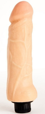 Реалистичный телесный вибратор,18 см