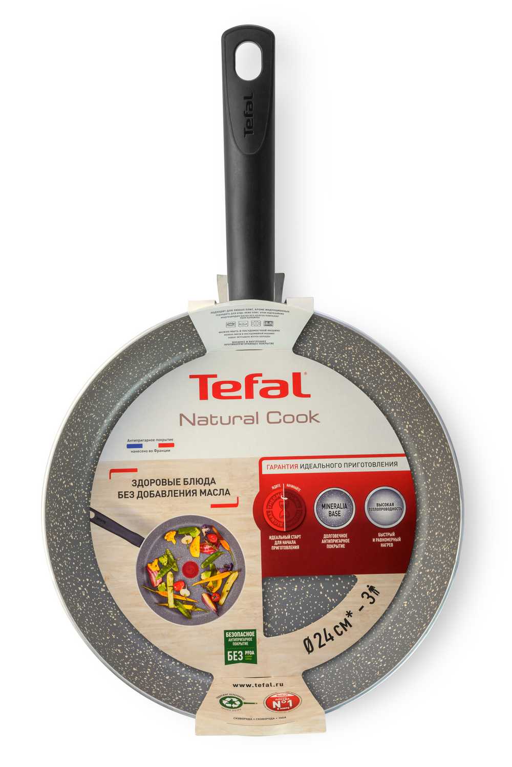 Сковорода Tefal Natural Cook 24 см 04211124