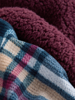 Пижама флисовая для мальчика Next N27-783, Бордовый, Синий