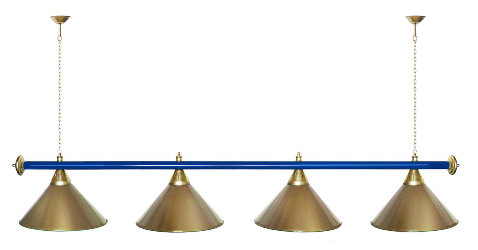 Лампа STARTBILLIARDS 4 пл. (плафоны золотые,штанга золотая,фурнитура золото) фото №92