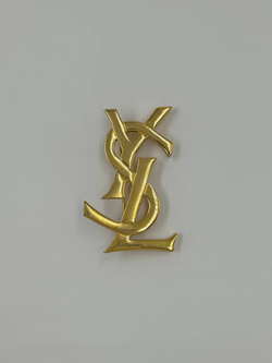 Брошь лого YSL