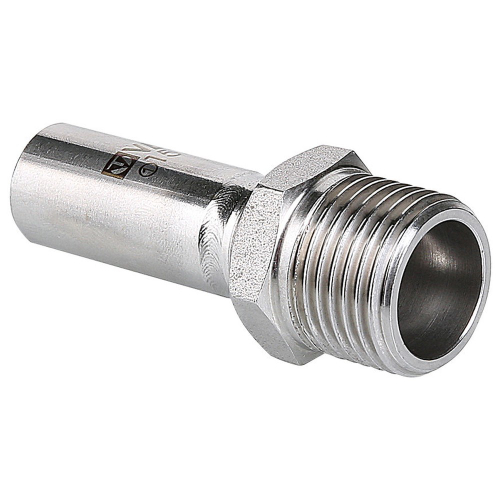 Вставка резьбовая из нержавеющей стали НР 22х3/4 с наружной резьбой Valtec, (VTi.906) (уп. 5 шт)