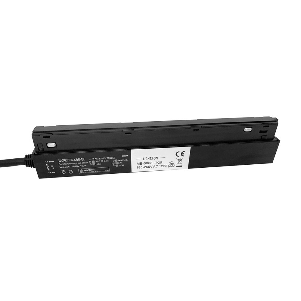 Блок питания на шинопровод Wertmark 100Вт DC48В IP20 WTG.P1.600.100