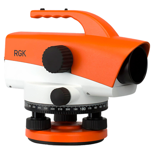 Комплект - оптический нивелир RGK C-32, рейка AMO S5 и штатив RGK S6-N C32S6S5