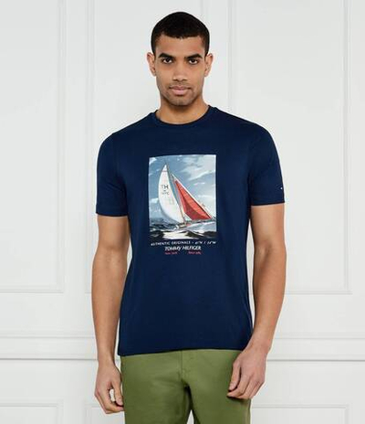 Футболка Tommy Hilfiger - темно-синий(MW0MW38615)