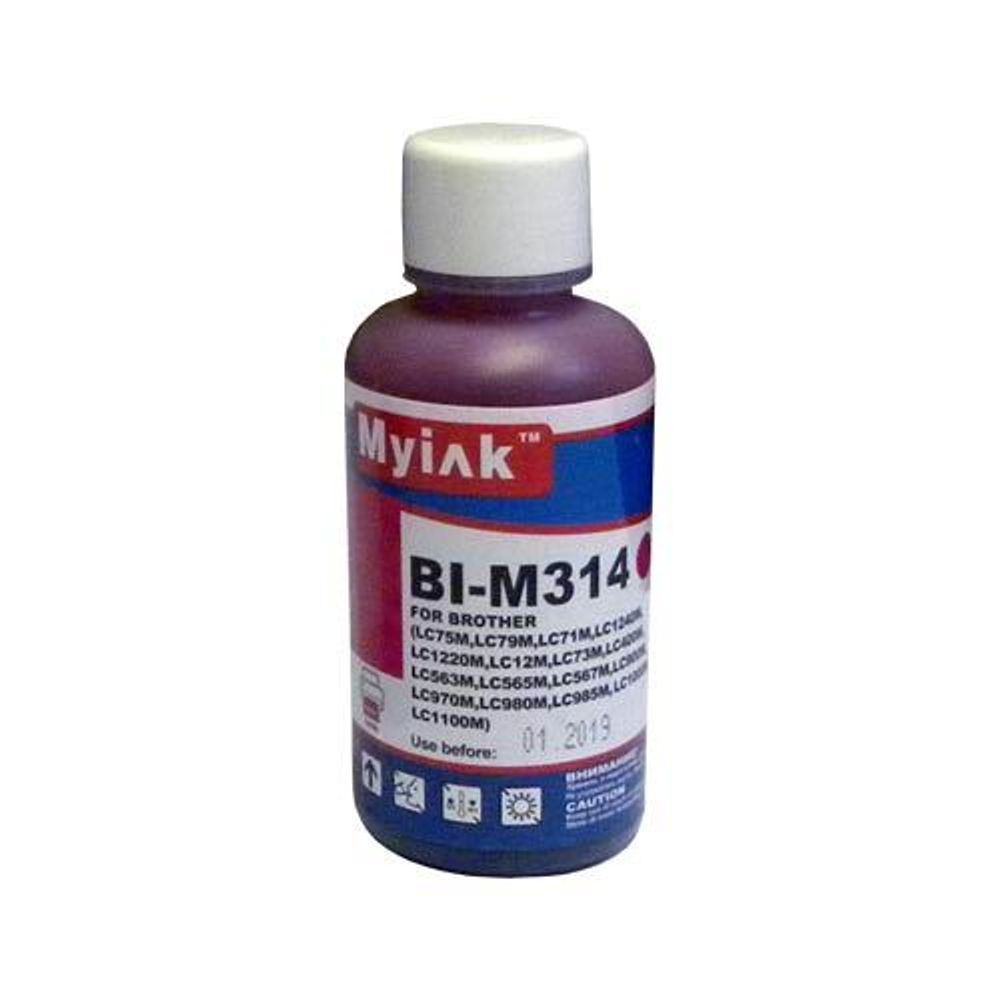 Чернила для Brother LC1240M (100мл,magenta, Dye) BI-M314 Gloria™ MyInk