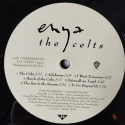 Винтажная виниловая пластинка LP Enya The Celts (EU 2018)