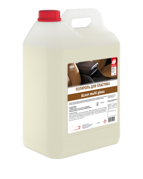 Полироль для пластика Аскот multi gloss, 5л