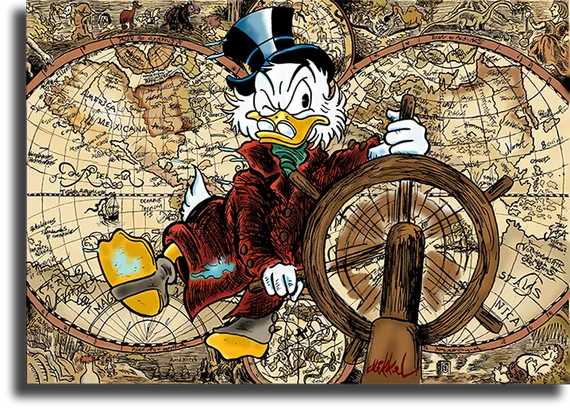 Постер "Дядя Скрудж Макдак"