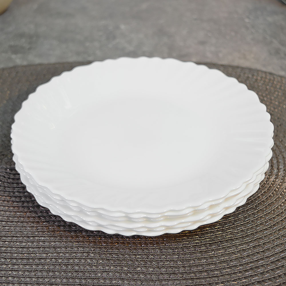 Набор тарелок десертных 6шт 19см "Белая дама" Prima Collection