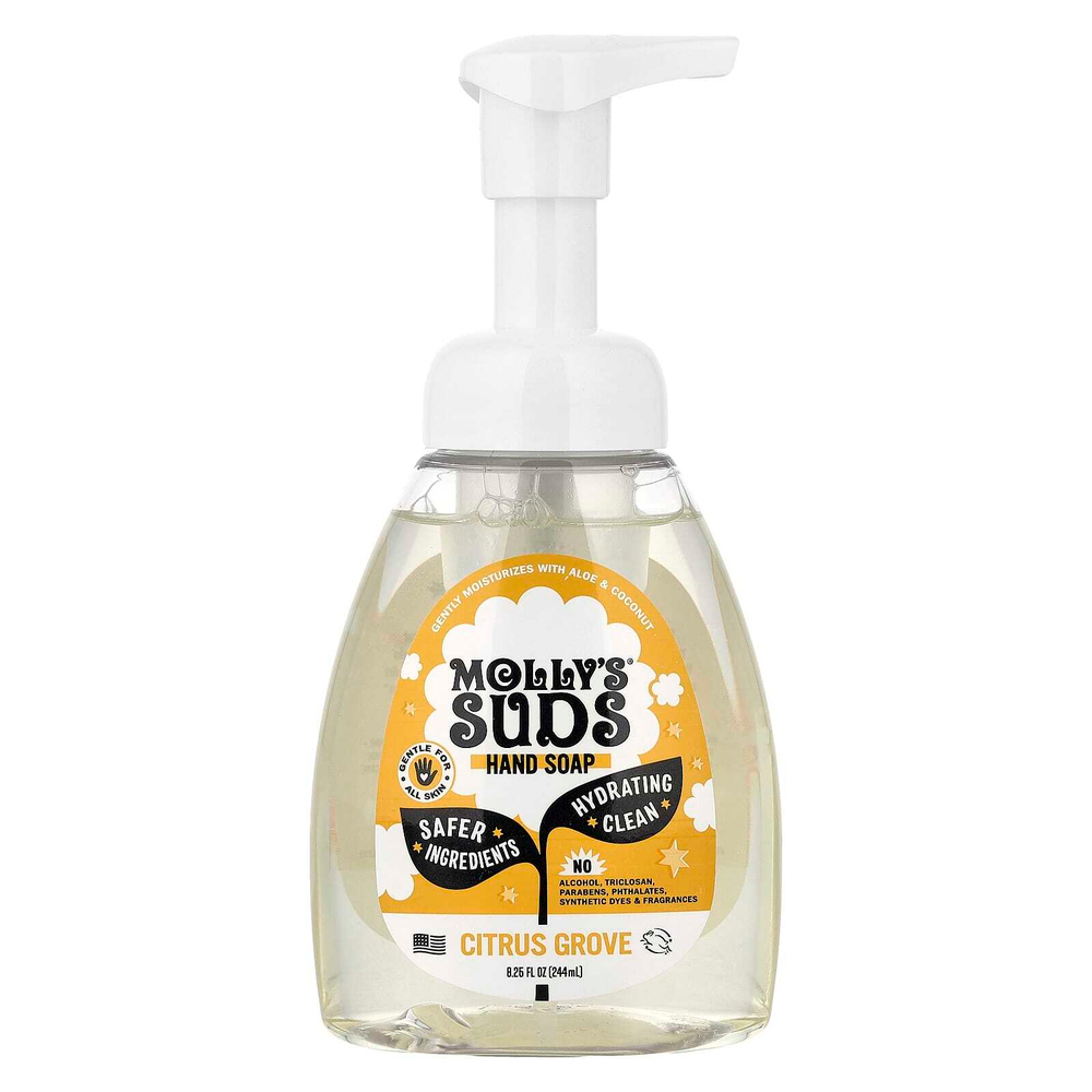 Molly's Suds, мыло для рук, с ароматом цитрусовой рощи, 244 мл (8,25 жидк. унции)