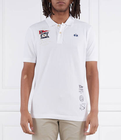 Поло La Martina - белый(VMP330 PK001)