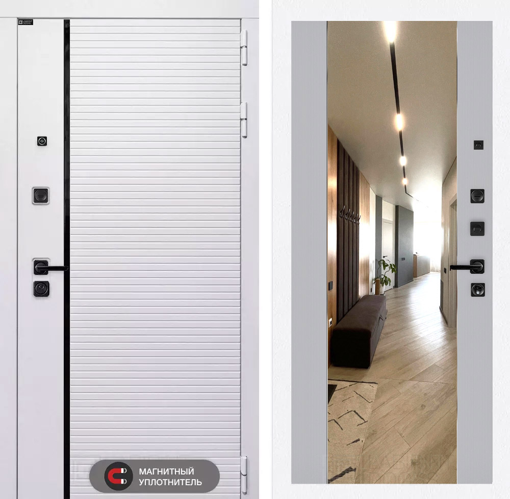 Роял зеркало МАХ серый рельеф софт