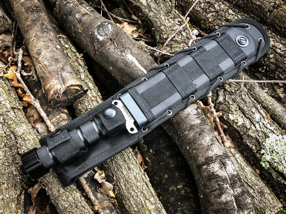 Нож выживания Survivalist Z D2 StoneWash Serrated