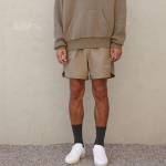 Шорты Fear of God Essentials FW21 Volley Short Harvest logo, FOG-FW21-026