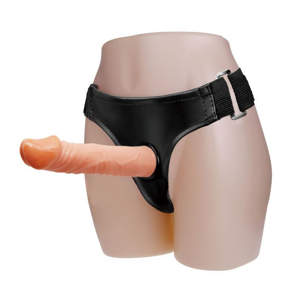 Страпон Baile BW-022012, телесный на трусиках, 19 см