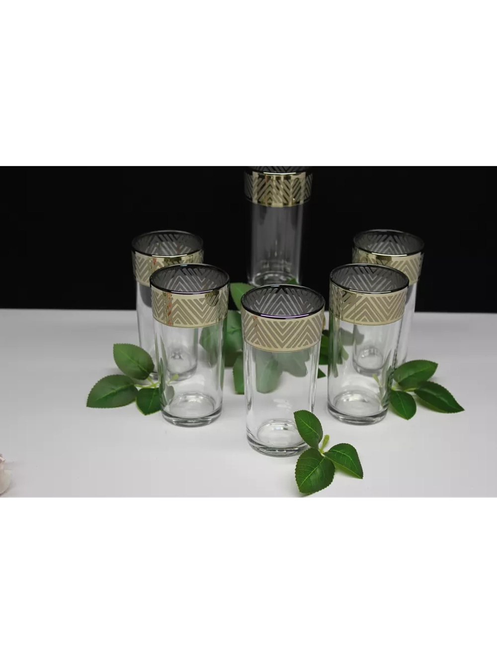 Стакан для напитков сока и воды высокие