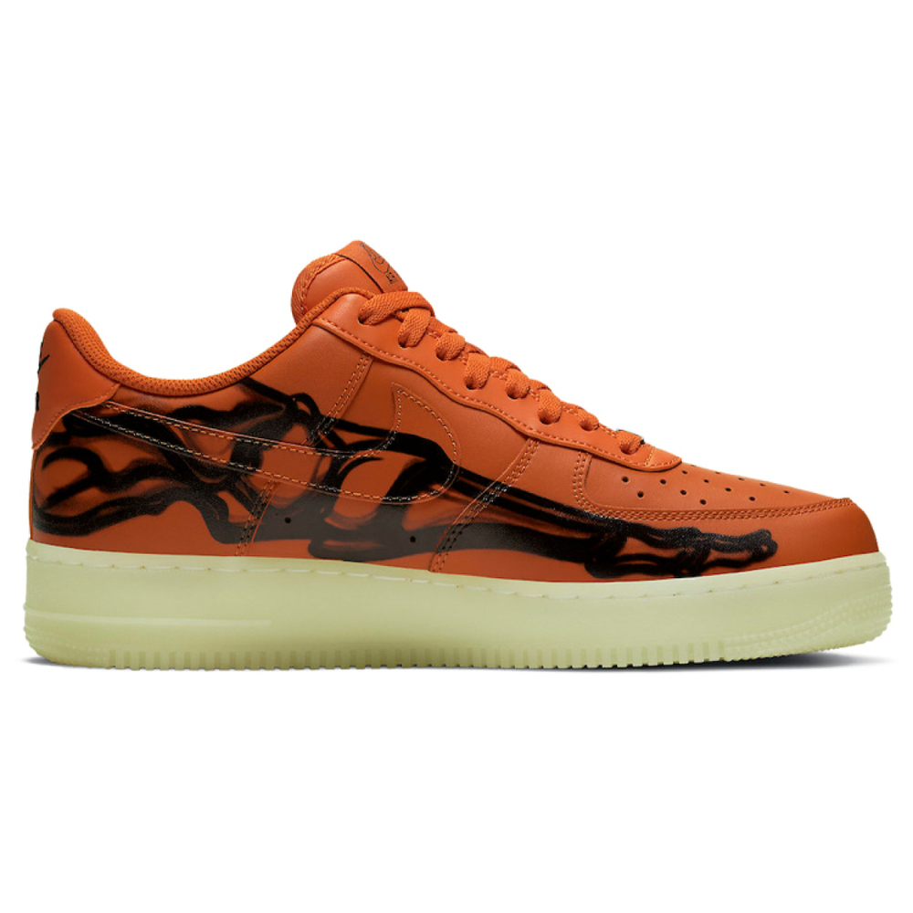 Кроссовки Nike Air Force 1 Low 07 Skeleton Brilliant Orange