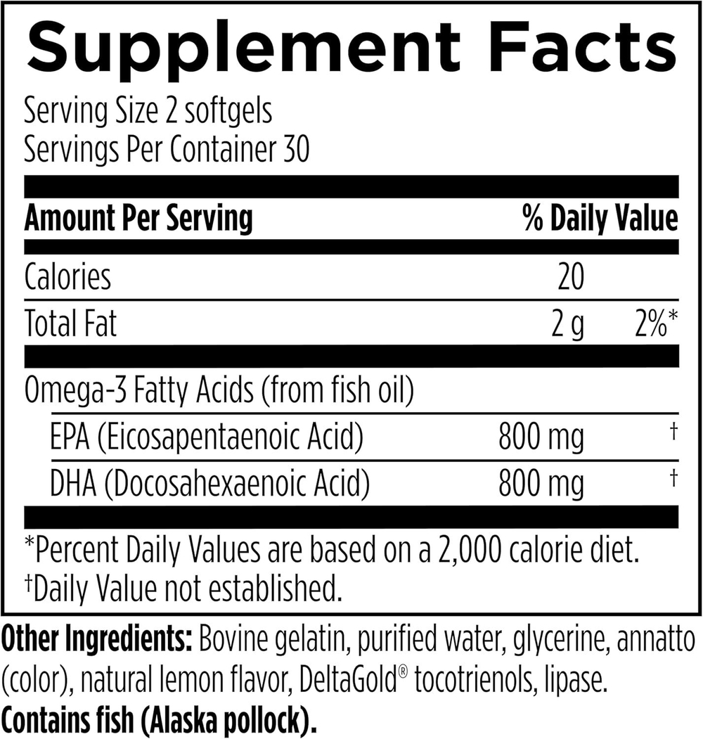Designs For Sport - Omega 3 Hi-Po 60 softgels