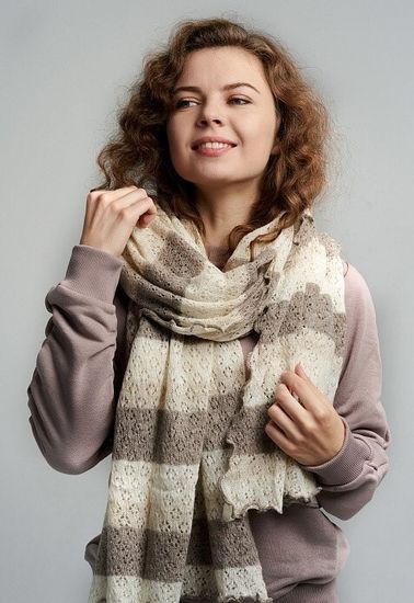Палантин из 100% монгольской шерсти