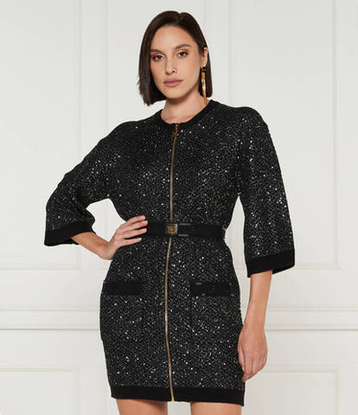 Платье с ремешком Elisabetta Franchi - черный(AM35M47E2)