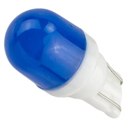 Лампочка светодиодная T10-1W Ceramic 12v синяя KING T10-1W Ceramic B