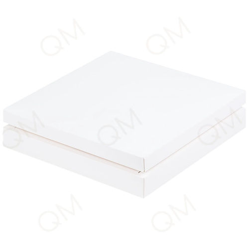 Коробка для конфет ПРЕМИУМ без логотипа 245*245*55 мм (25) (белая), 25 шт