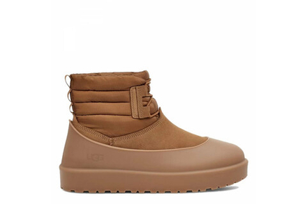 UGG Mens Classic Mini Lace-Up Weather - Chestnut