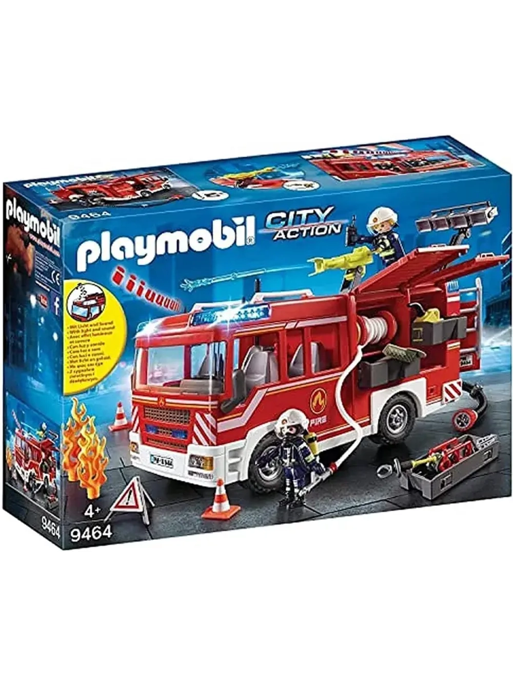 Набор Городская пожарная машина Playmobil 9464 свет, звук
