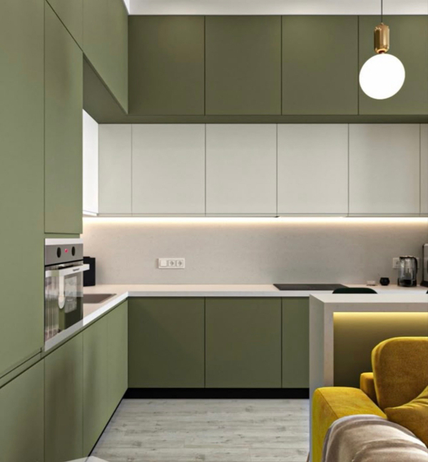 Примеры современных кухонь в дизайне из интернета