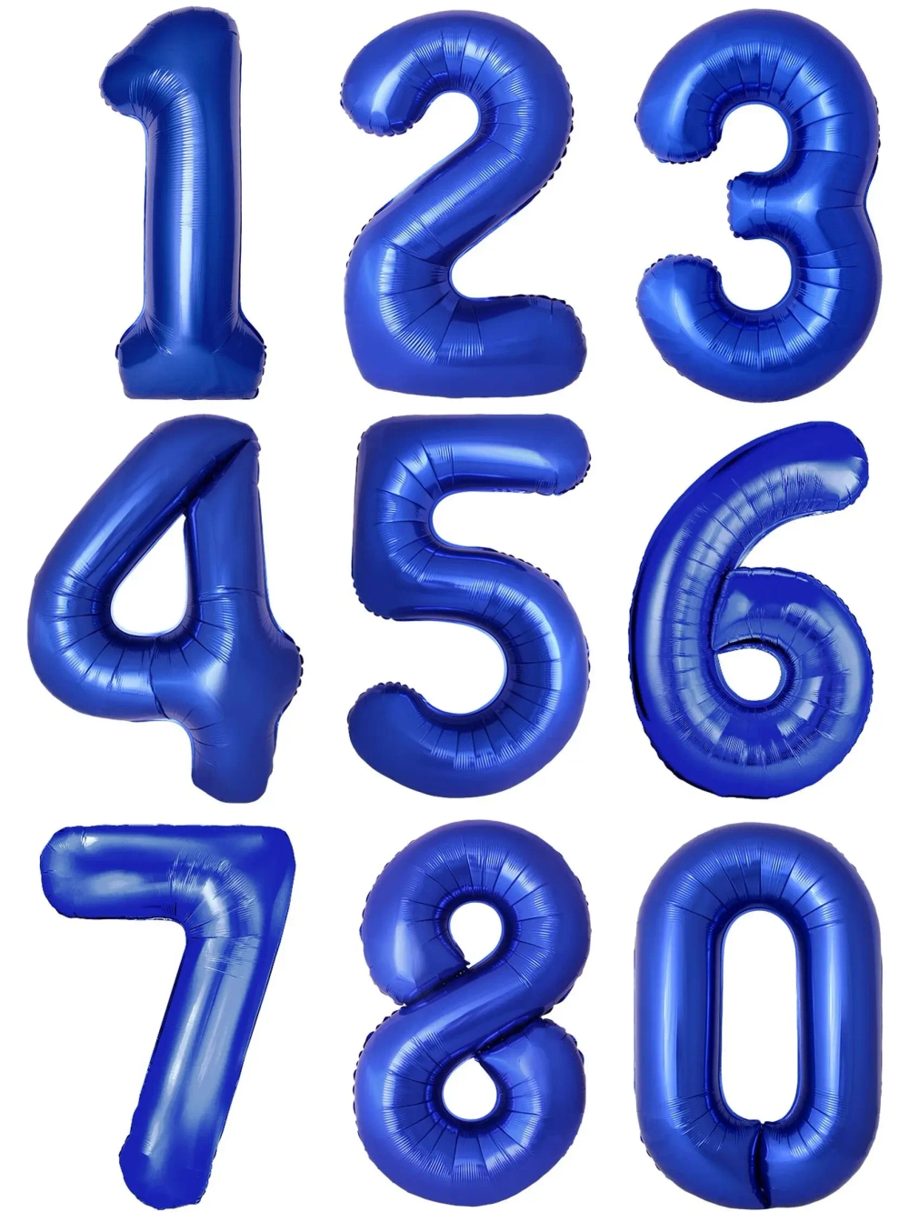 Цифра Синяя индиго