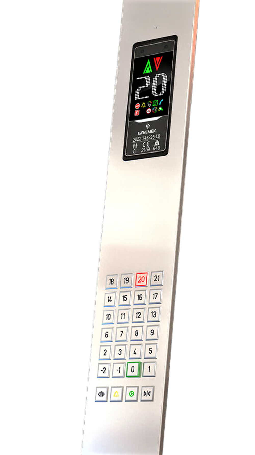 Панель вызова EPAK EP9 9346.M7VD.QD GENEMEK.