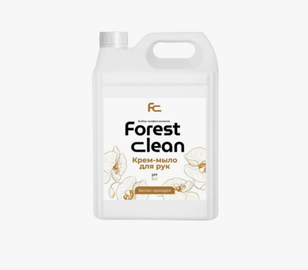 Forest cleanе крем мыло Белая орхидея 5 л