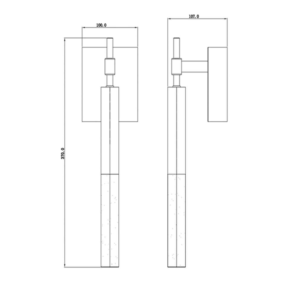 Настенный светильник Vita 1A br.brass