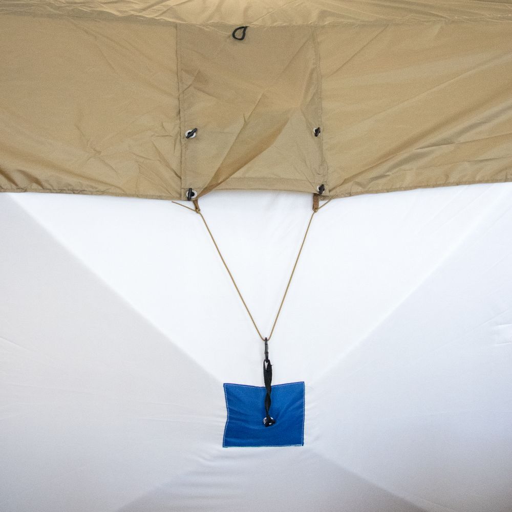 Накидка для зимней палатки PF-TW-38 СЛЕДОПЫТ &quot;Long&quot;, 2,15х1,8 м, цв. олива/7/