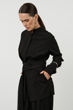 Рубашка с драпировкой