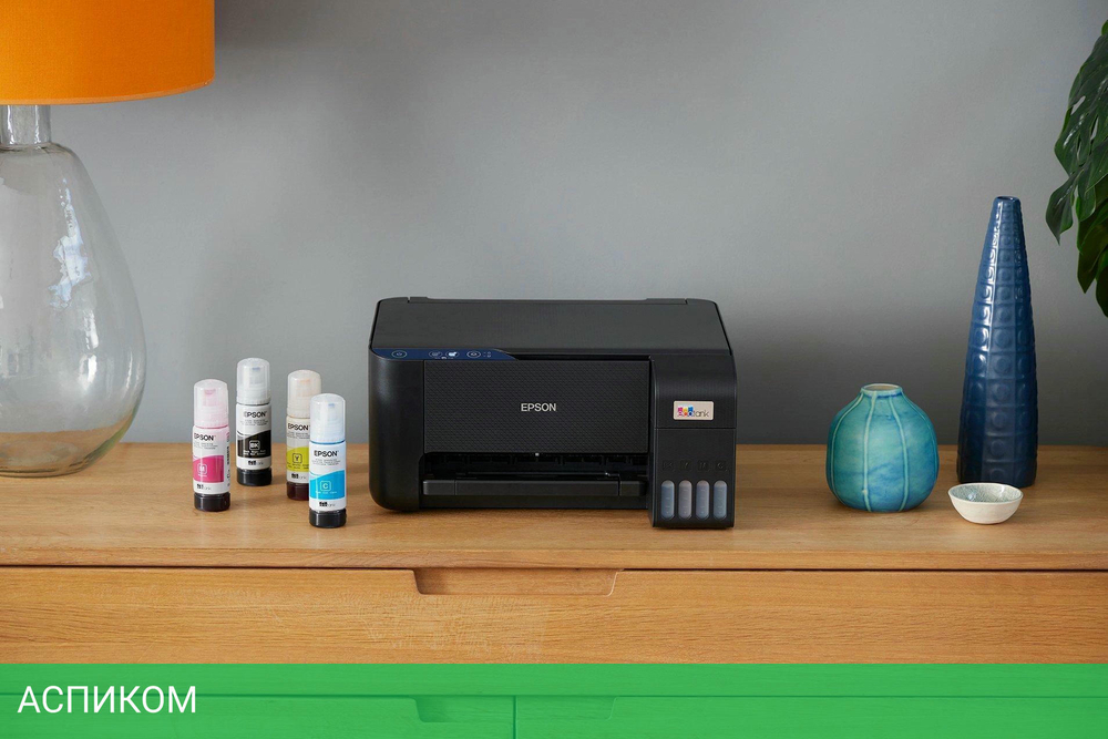 Принтер Epson EcoTank L3211 черный (C11CJ68406)