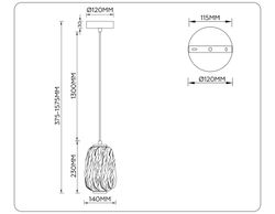 Ambrella Подвесной светодиодный светильник Crystal LH30101