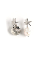 Серьги "Star medallion" Silver