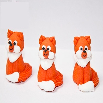 Сахарная фигурка объемная "ЛИСИЧКА" (1 шт/упак.)