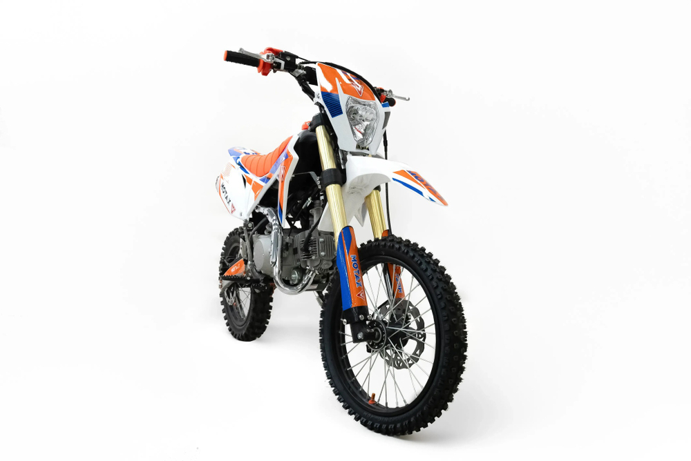 Питбайк MOTAX MX 125 (17/14) черный-белый-оранжевый